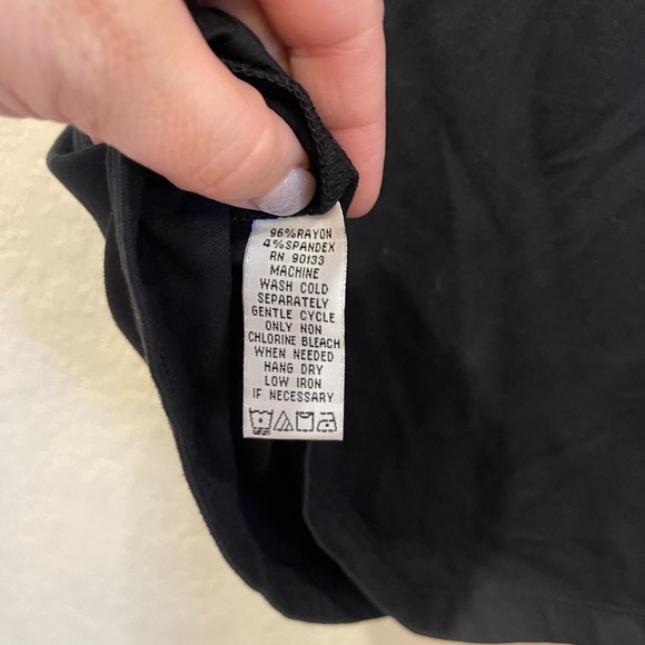 Linea by Louis Dell’ Olio Black Tank Top. Women’s Size M - Picture 4 of 4